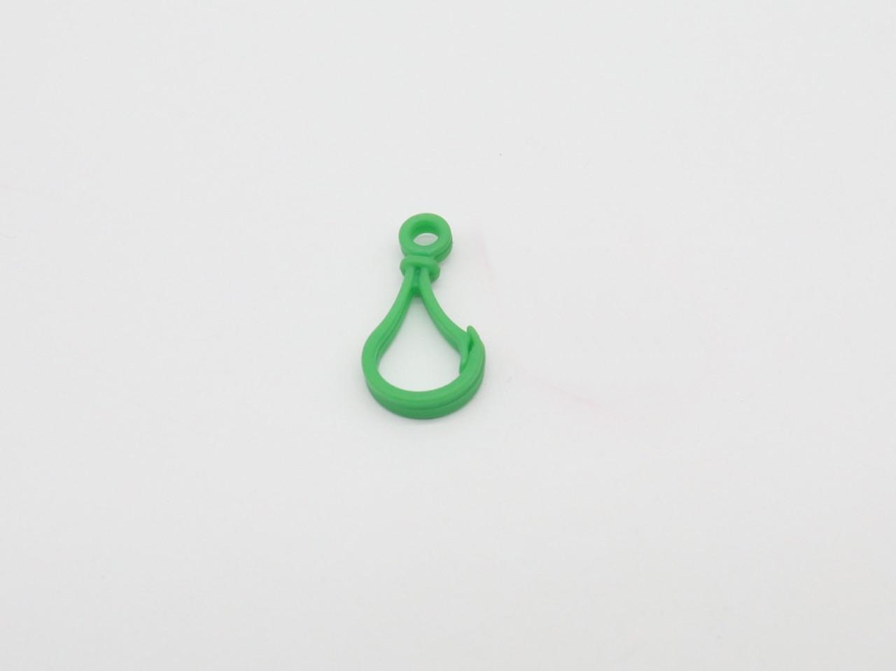 Карабинчик для ключей пластиковый 34 мм Зеленый (70595521)