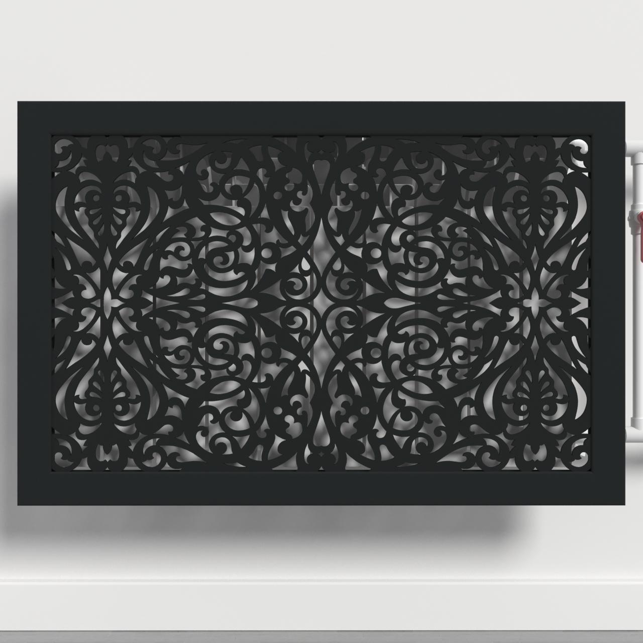 Решітка-екран на батарею SMARTWOOD 600 мм Чорний (R20012107)