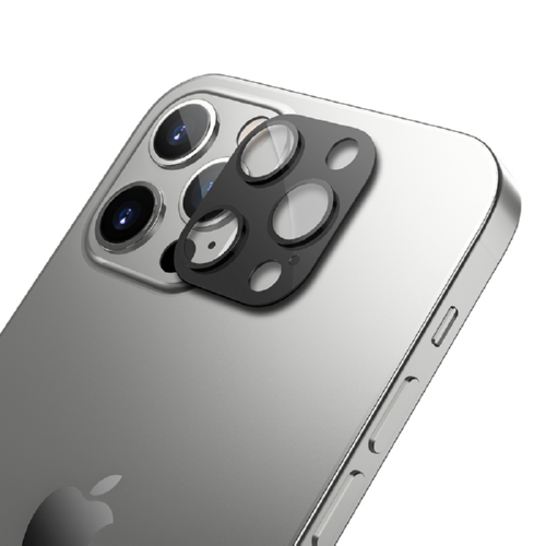 Стекло Hoco 3D Metal для камеры iPhone 12 Pro Max 9H Black (53b9ae4e)