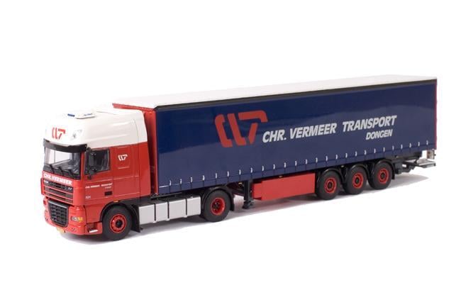 Іграшка трейлер daf XF 105 SUPER SPACE CAB Curtainsider