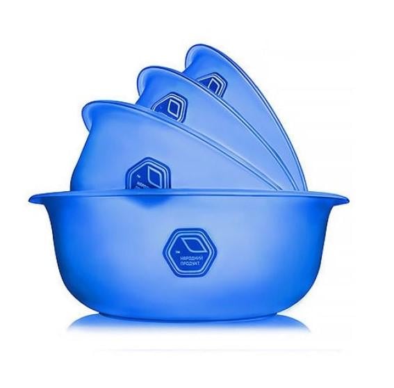 Набор мисок Stenson 0,7 л/1,5 л/2 л/3 л d 25,5х9 см 4 шт. (AN012930)