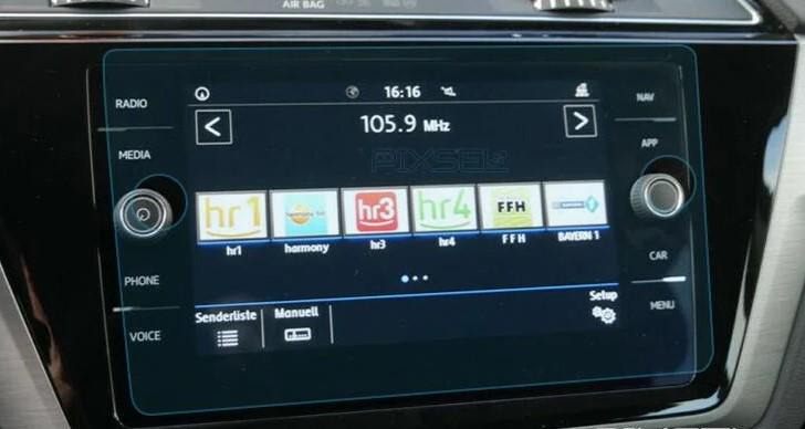 Стекло защитное Pixsel на монитор Volkswagen TOURAN 10,9“ 2017 закаленное глянец