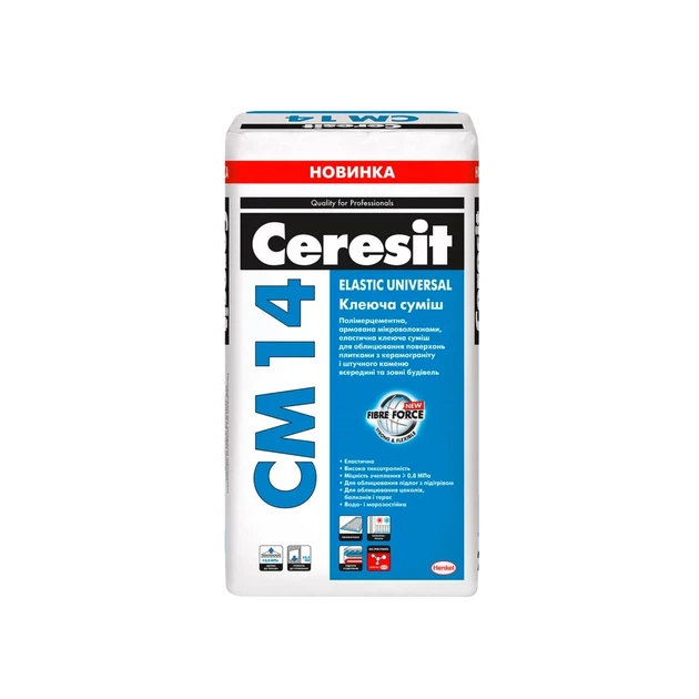 Ceresit CM 14/25 Elastic Universal клеюча суміш
