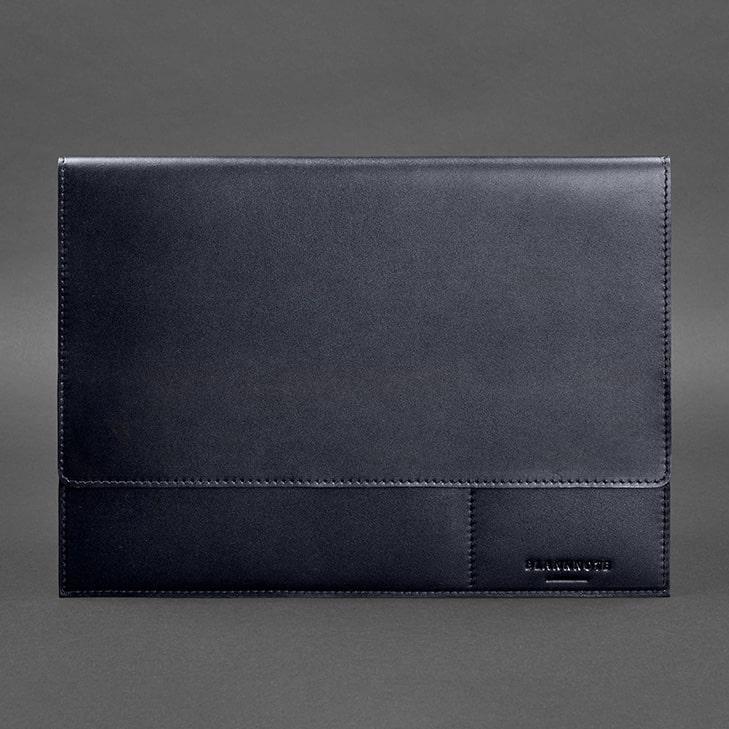 Папка шкіряна для документів А4 на магнітах Темно-синій (A-026683) - фото 2 Папка шкіряна для документів А4 на магнітах Темно-синій (A-026683) - фото 2