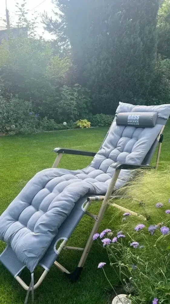 Шезлонг с матрасом и подушкой Bass Polska BH 30011 (1385) - фото 4 Шезлонг с матрасом и подушкой Bass Polska BH 30011 (1385) - фото 4