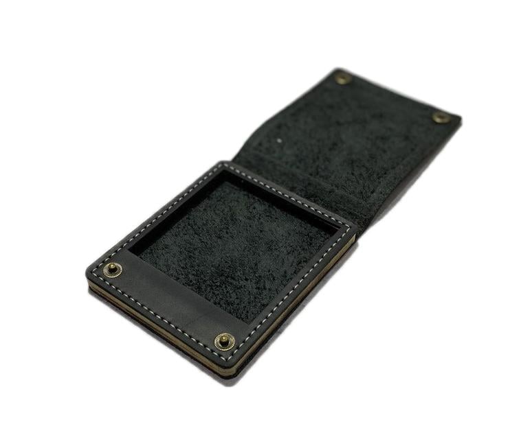 Портсигар D.I. N1 Leather на 10 сигарет Black - фото 2