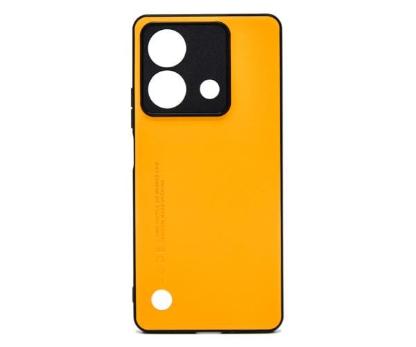 Шкіряний чохол - накладка CODE Tactile Experience для Xiaomi Redmi Note 13 5G Жовтий
