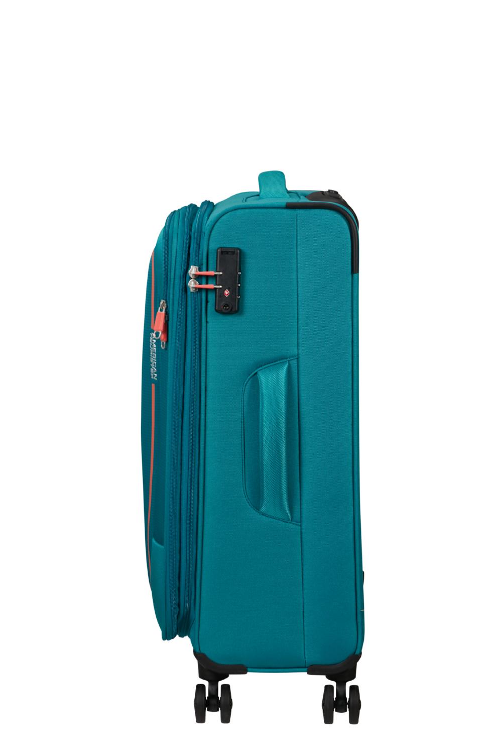 Чемодан American Tourister PULSONIC 68x44x27-30 см Бирюзовый (MD6*21002) - фото 7