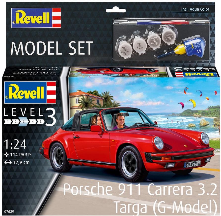 Збірна модель Revell Набір автомобіль Porsche 911 Carrera 3.2 Targa рівень 3 масштаб 1:24 (RVL-67689) - фото 10