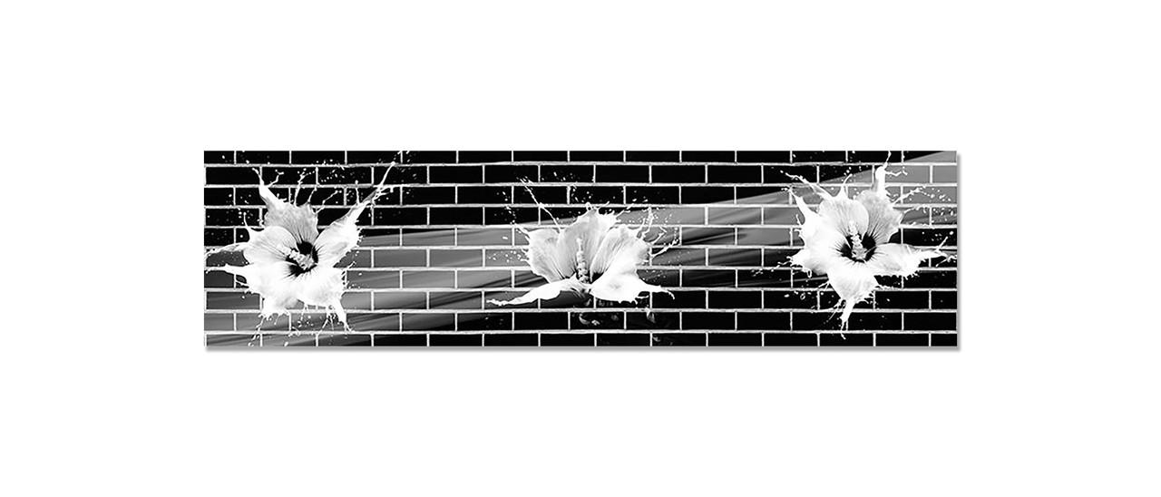 Наклейка виниловая 3D Zatarga Черные кирпичи 650х2500 мм (1262637354)