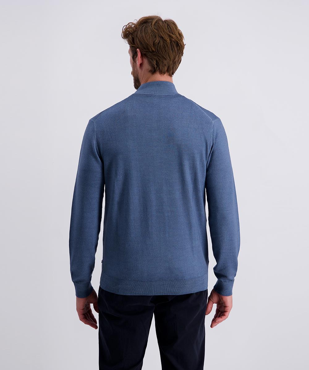 Кардиган на блискавіці чоловічий XL Синій (C5 50709.5037.6226 -XL) - фото 3