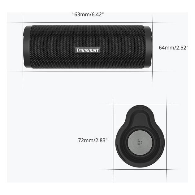 Колонка бездротова Tronsmart Force 2 IPX7 BT5,0 AUX TWS 100+ 30W 15h Чорний - фото 15