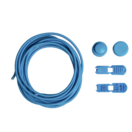 Шнурки эластичные нейлоновые для спортивной и повседневной обуви 120 см Голубой (U9184)