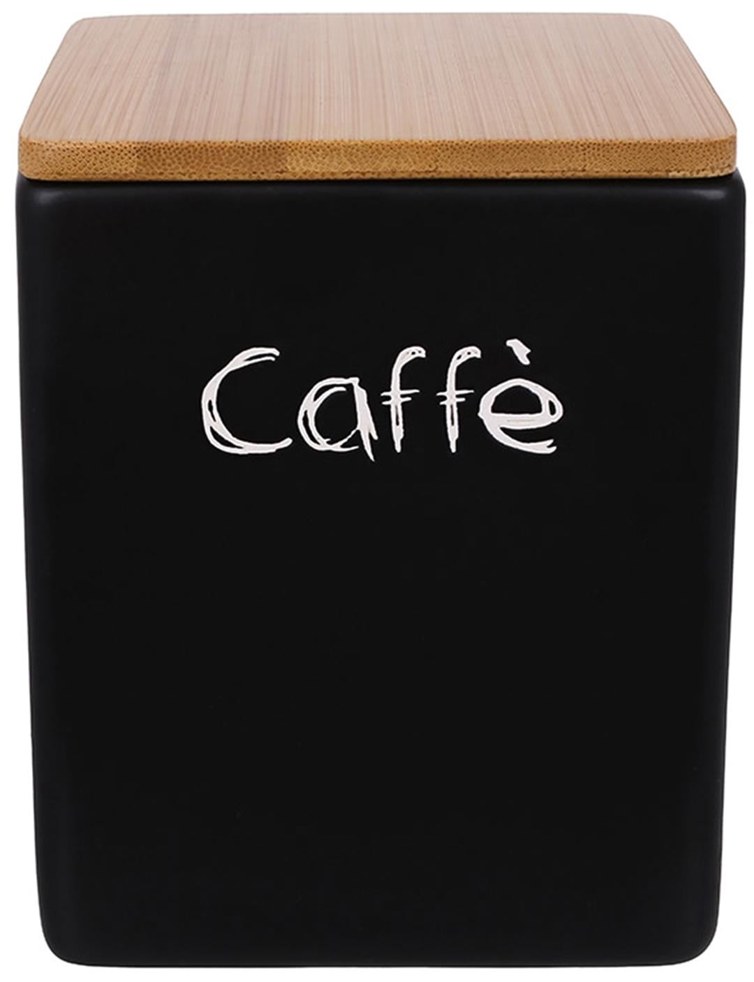 Банка для хранения BonaDi Caffe керамическая 13 см Черный (304-059)