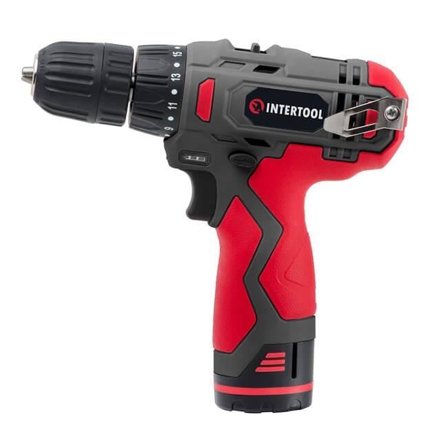 Шуруповерт аккумуляторный Intertool DT-0310 30 Нм 12 В/1,5 Агод