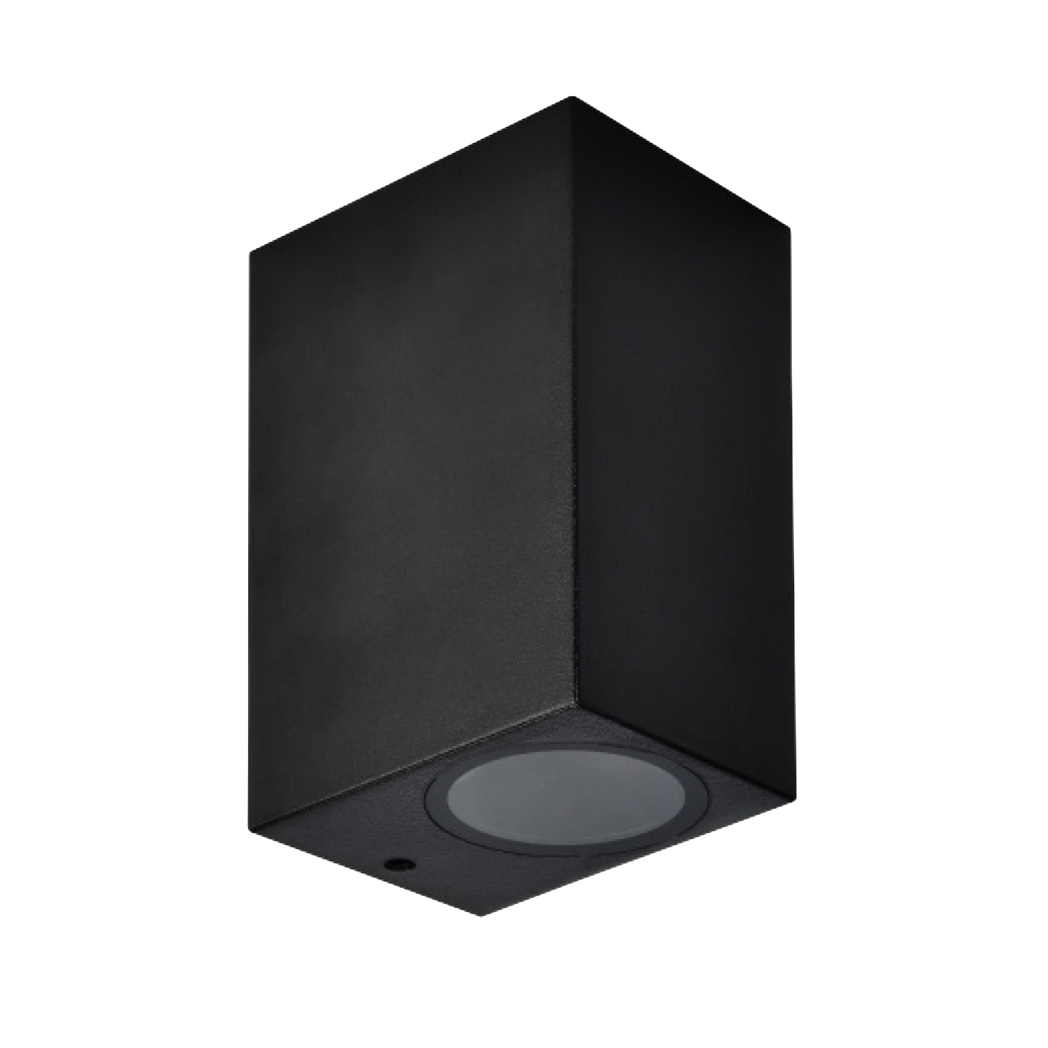 Світильник настінний фасадний HOROZ ELECTRIC MAMBA/SQ 70W LED 4200K нейтральне світло Чорний