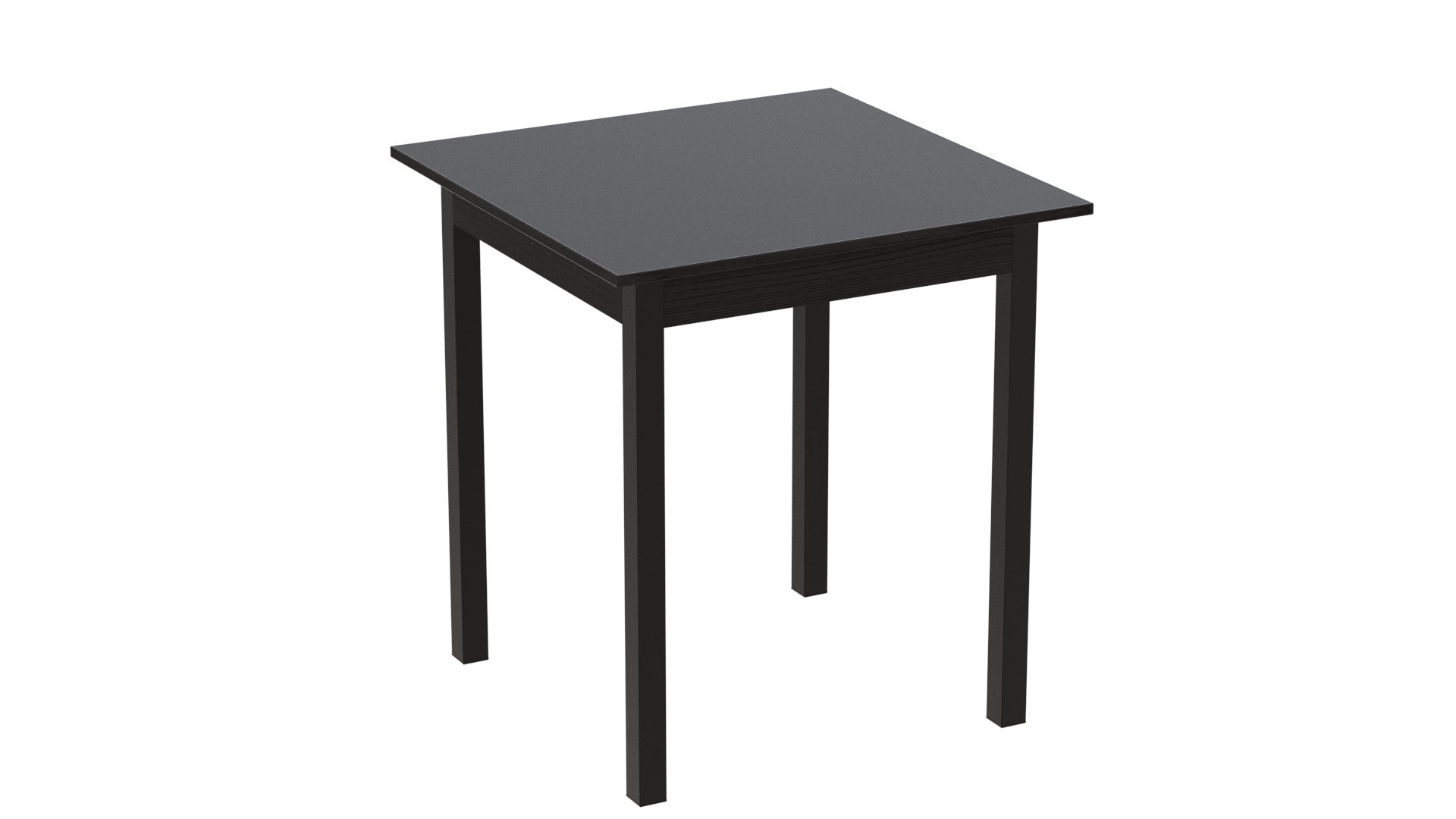 Стол кухонный Ferrum-decor Диего ДСП 16 мм 75x80x80 см Черный/Сосна Кембра (DIE0003)