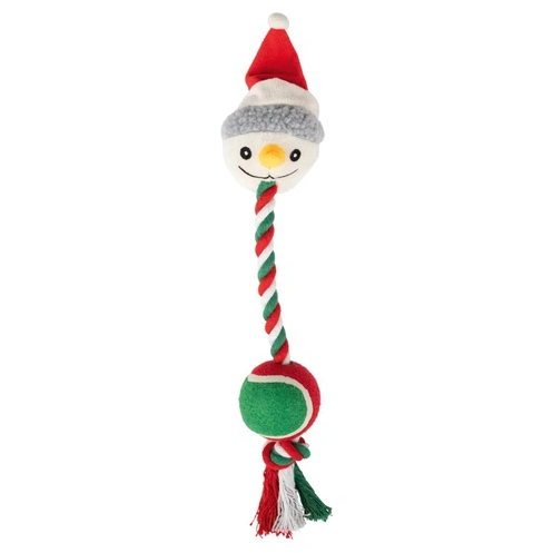 Игрушка для собак Zoofari HW-16639 плюшевая перетяжка с пищалкой Red-Green (3_08489)