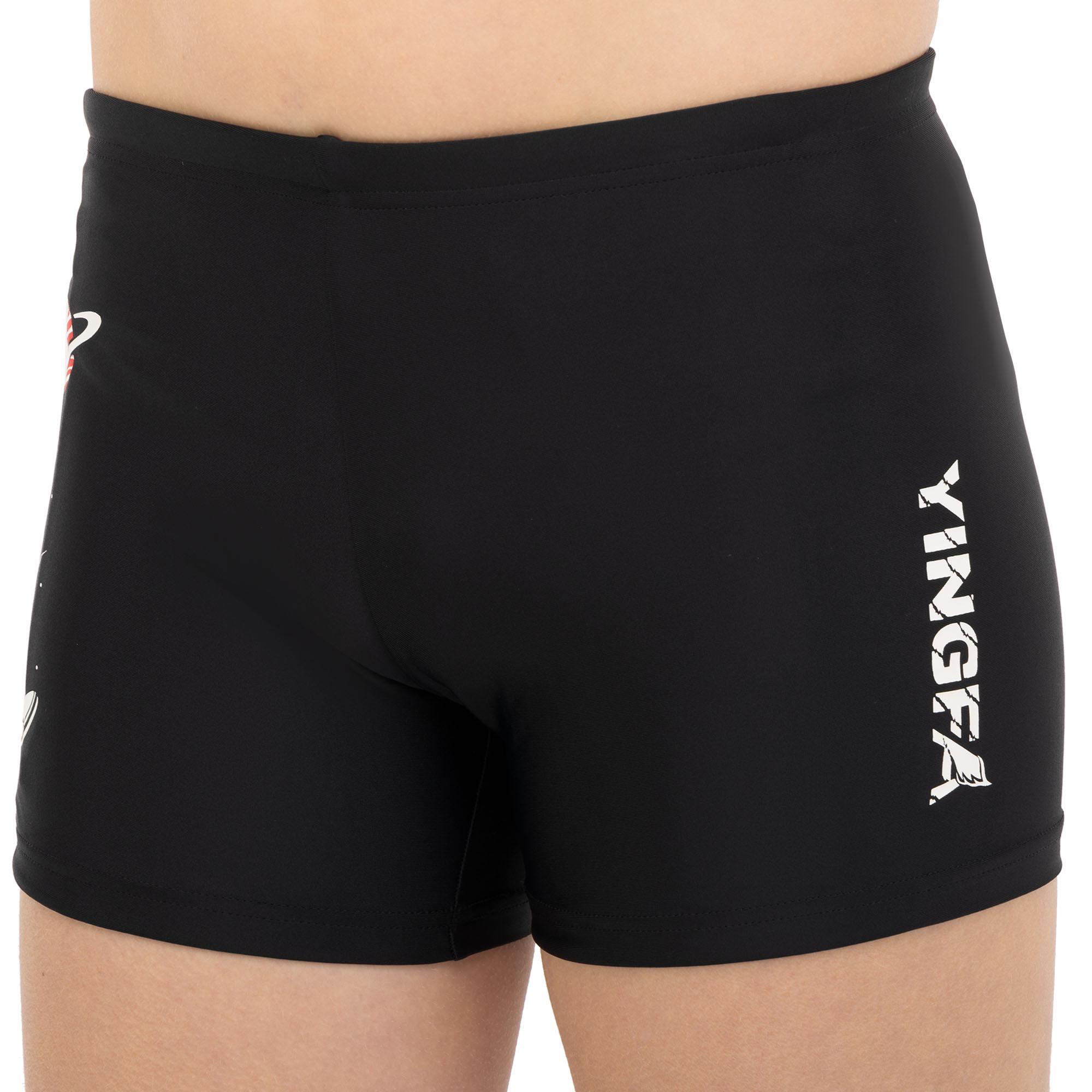 Плавки боксеры для плавания для мальчиков YINGFA 24S651 120 см 8 лет Черный (24S651_Черный_8_лет)