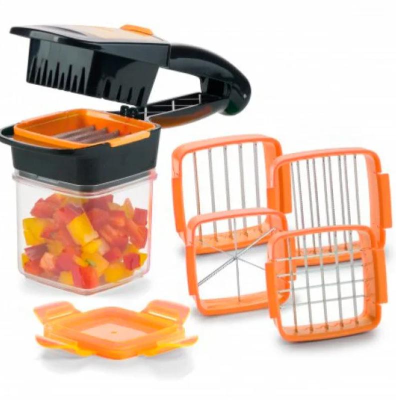 Овочерізка з контейнером Nicer Dicer Quick 2 5 в 1 - фото 2