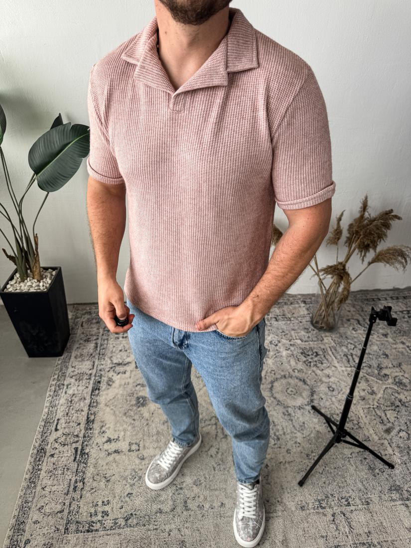 Поло 3-1002 XXL Пудровий (39936)