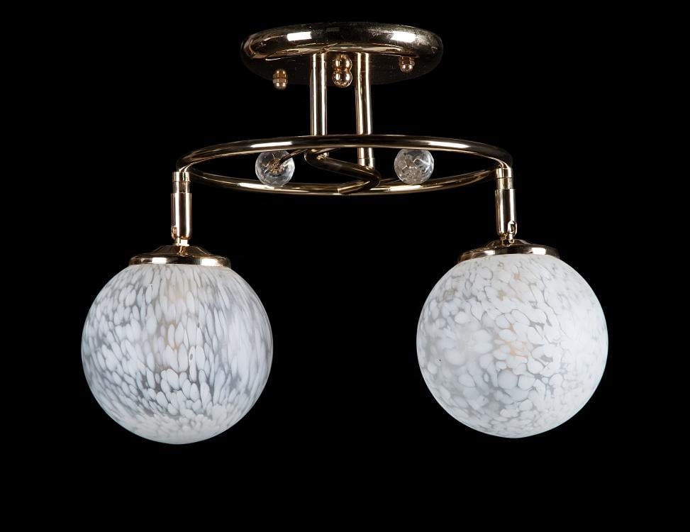 Люстра з плафонами Ray L9527/2 CR+FGD Золотий (IR005508)