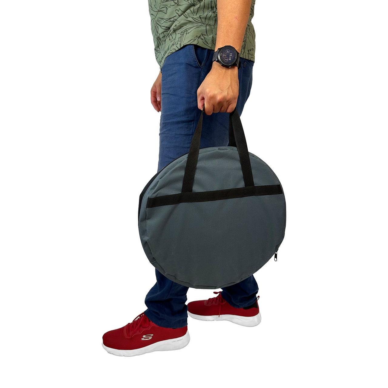 Сумка-чехол Metalzavod для сковороды Фрея 42х42х7 см 40 см Серый (CHHL-SD40-GY) - фото 7