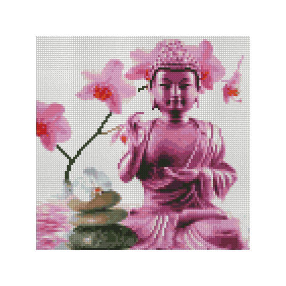 Алмазная мозаика Strateg Будда 30х30 см (Str-CA-0022)