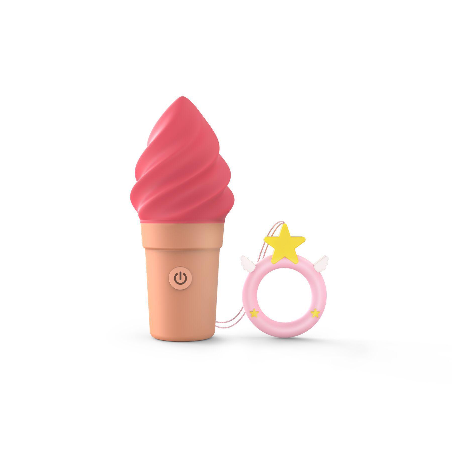 Вибратор-мороженое Love To Love CAND'ICE JOLLY RaspBerry (SO6820)