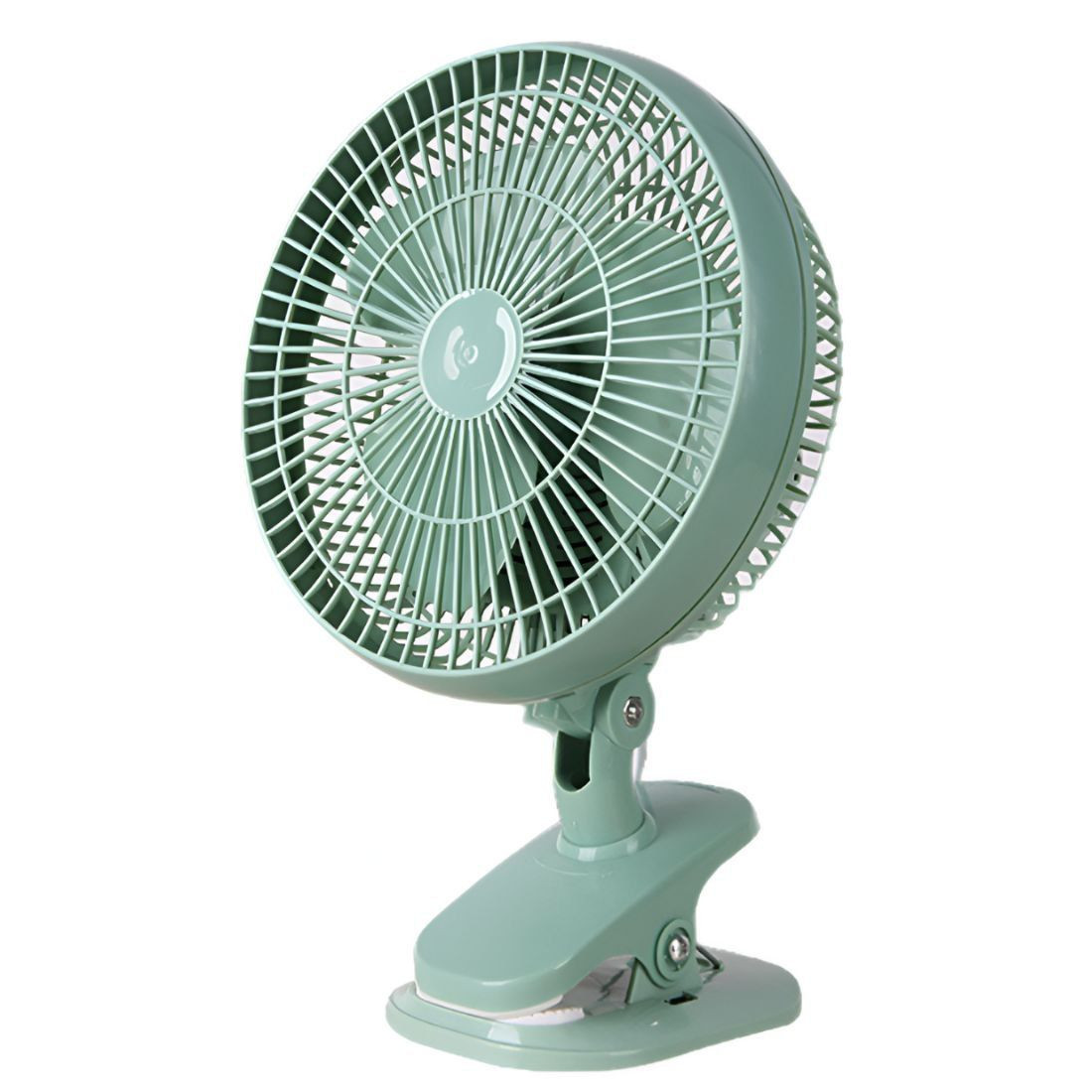Вентилятор настольный лопастный WimpeX WX-917 на прищепке 200 мм 50 Вт 3 лопасти Зеленый (70814)