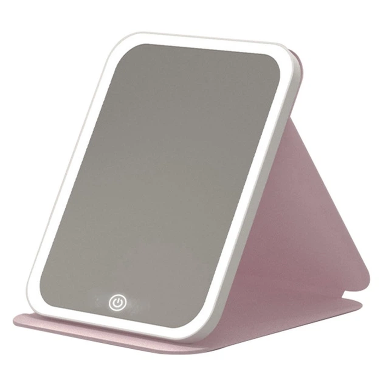 Дзеркало для макіяжу Lighted Makeup Mirror з LED-підсвічуванням Рожевий