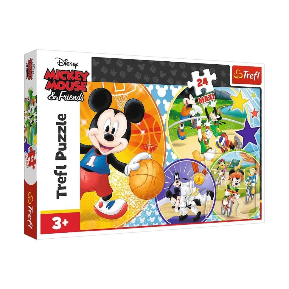 Пазли дитячі МАХІ Disney Час для спорту Trefl 14291 24 ел (RLT26983)