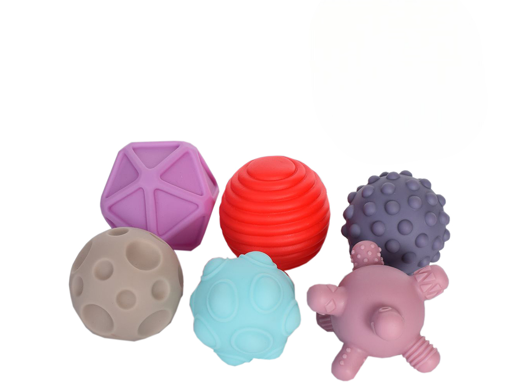 Набор тактильных сенсорных мячиков Fun Game 1051-1052 с сеткой (2323531104)