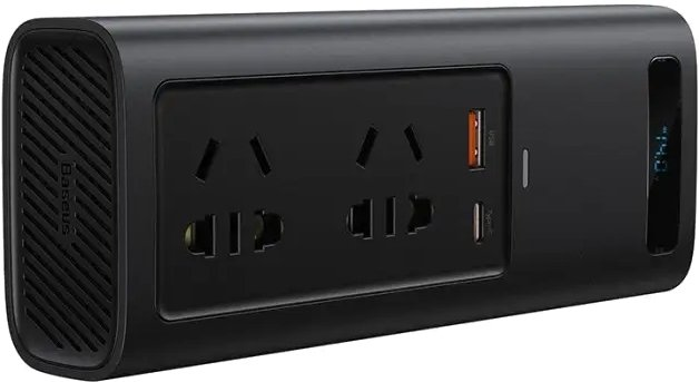 Інвертор Baseus In-car Inverter автомобільний 150 W (220V CN/EU) - фото 4 Інвертор Baseus In-car Inverter автомобільний 150 W (220V CN/EU) - фото 4