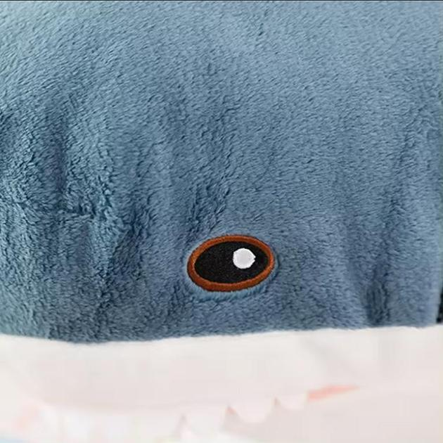 Іграшка м'яка Акула подушка для обіймів 45 см Синій (2117-13) - фото 10 Іграшка м'яка Акула подушка для обіймів 45 см Синій (2117-13) - фото 10