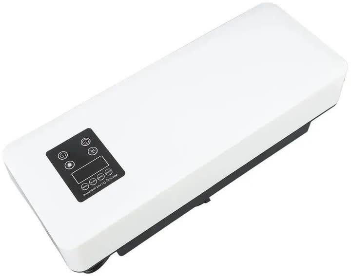 Тепловентилятор настенный JZ-08 2000 Вт с пультом и сушилкой для одежды (29740594)