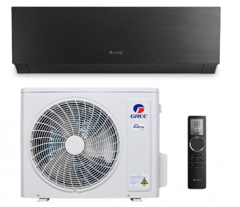 Кондиционер Gree CLIVIA Black DC Inverter R32 до 25 м2 обогрев до -25 °C Черный