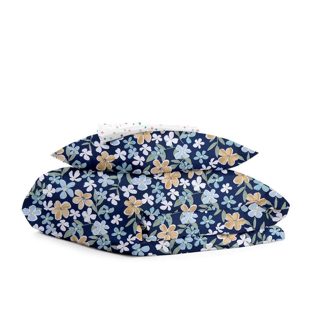 Комплект белья Cosas Blue Flowers постельного детского на резинке 110х140 см (4822052096635)