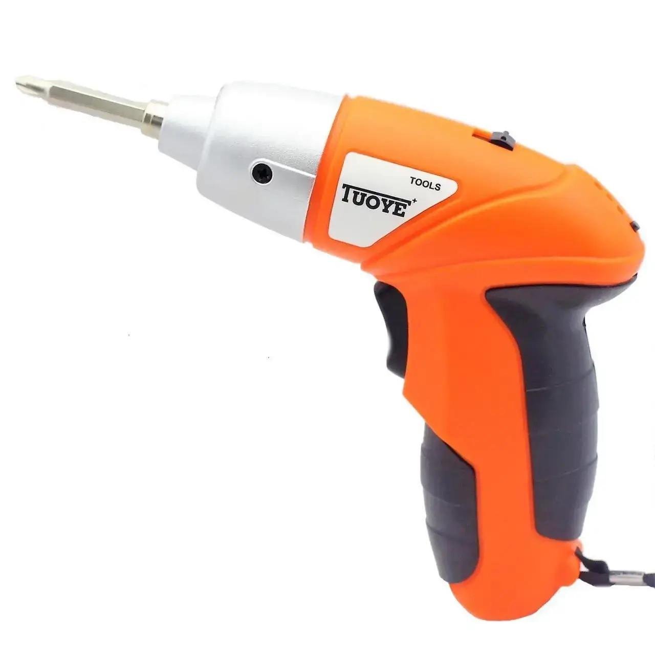 Мини-шуруповерт Tuoye Cordless Screwdriver с двумя битами (4_00085)