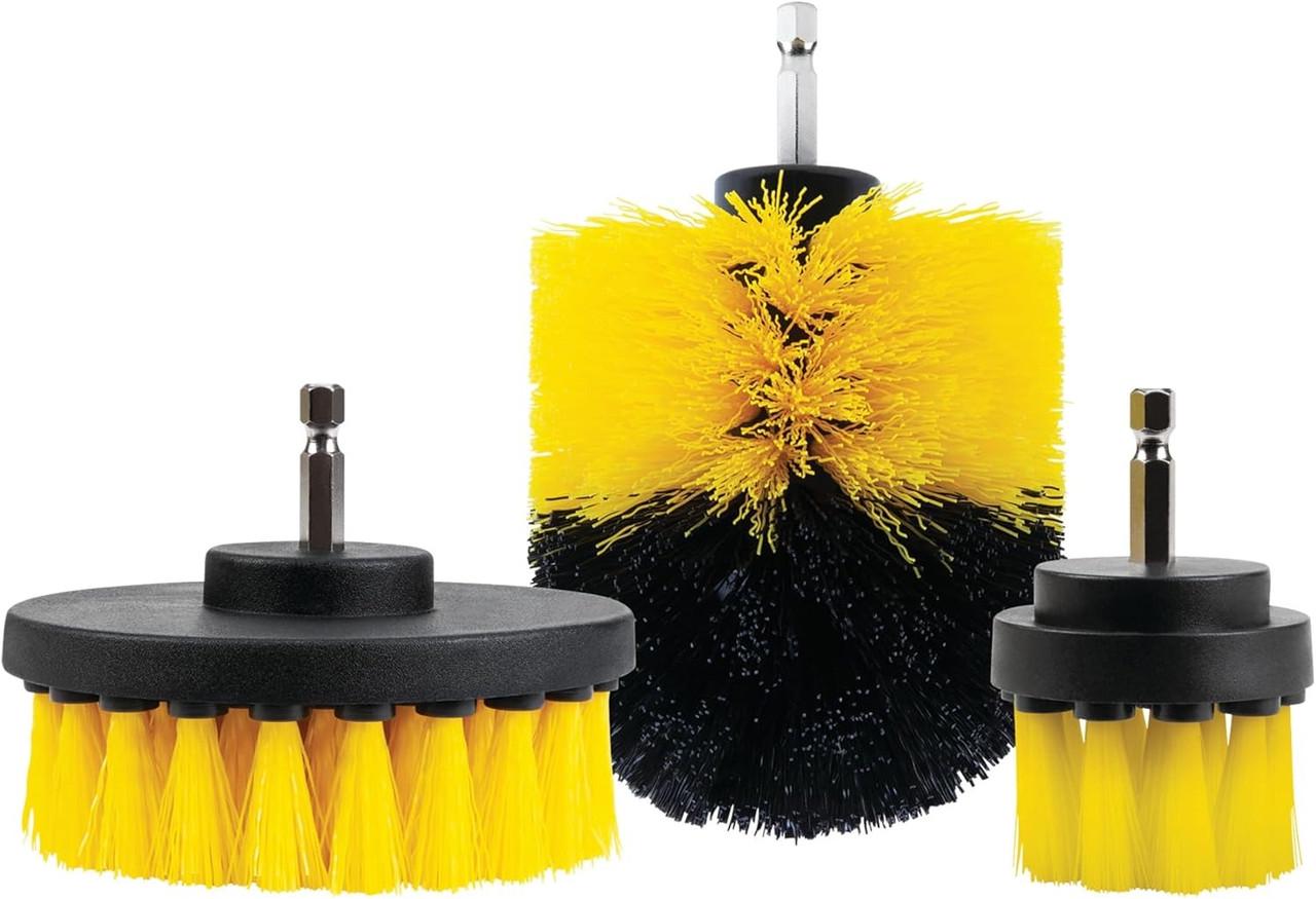 Набор технических щеток насадок 3 шт. для дрели шуруповерта/корщетки для очистки поверхностей (id_121283) Набор технических щеток насадок 3 шт. для дрели шуруповерта/корщетки для очистки поверхностей (id_121283)