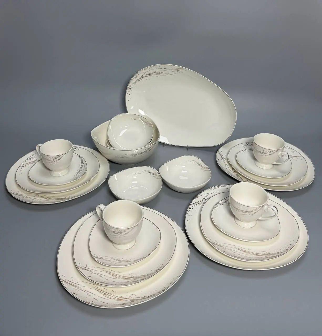 Столовый сервиз обеденный RG 1115 на 4 персоны 22 пр. (31870599)