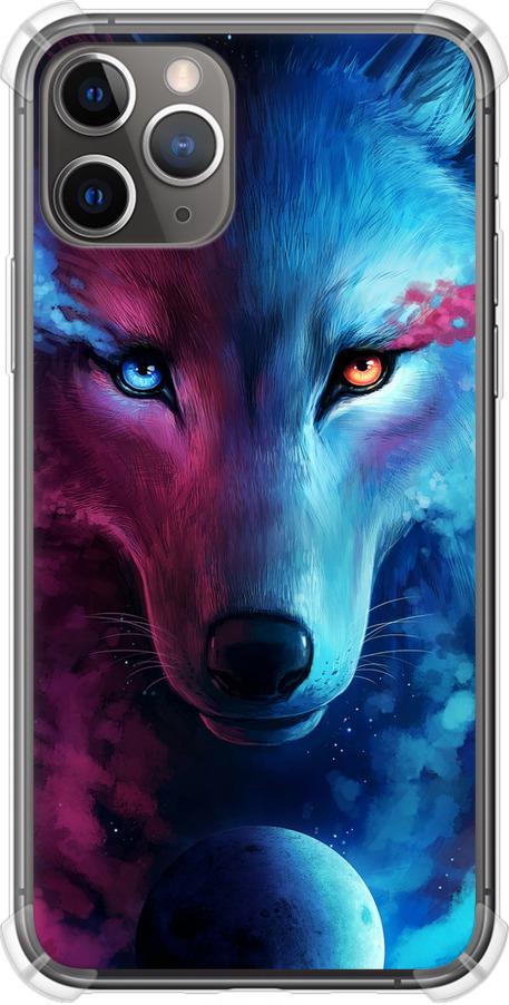 Чехол на iPhone 11 Pro Арт-волк (3999sp-1788-42517)