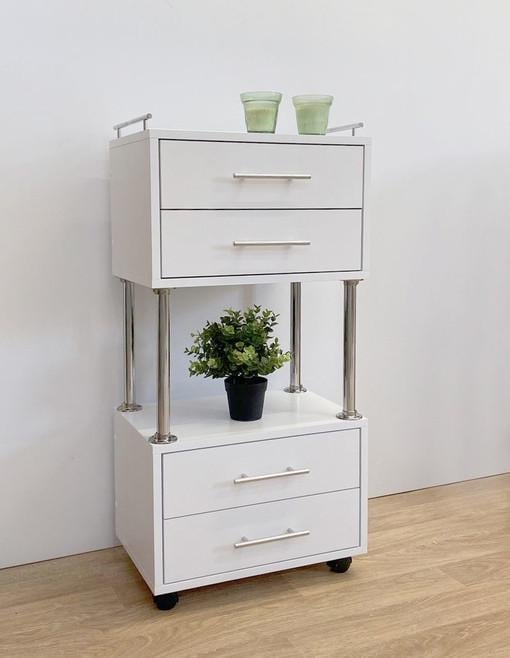 Візок косметологічний ВКШ 04 з 4 ящиками (ВКШ-04)