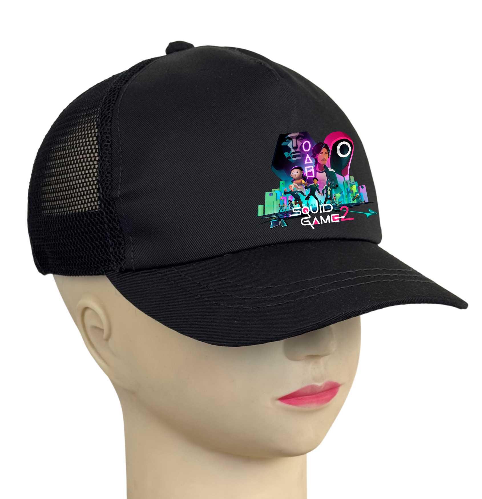 Кепка TM Spinogriz СПИ2025 "Гра в кальмара" 54-56 см Чорний (26570075) - фото 1 Кепка TM Spinogriz СПИ2025 "Гра в кальмара" 54-56 см Чорний (26570075) - фото 1