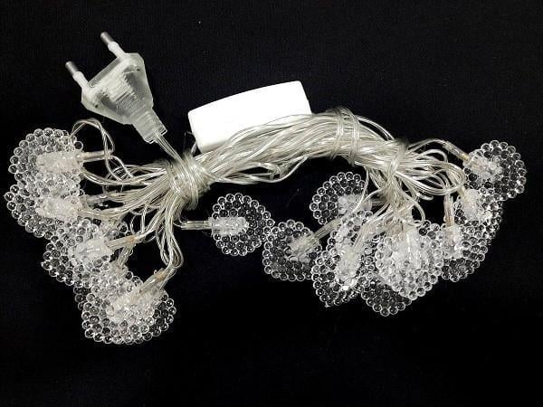 Гирлянда Листики Parts-3 5717 20 led прозрачные фигурки Мультиколор (47647)