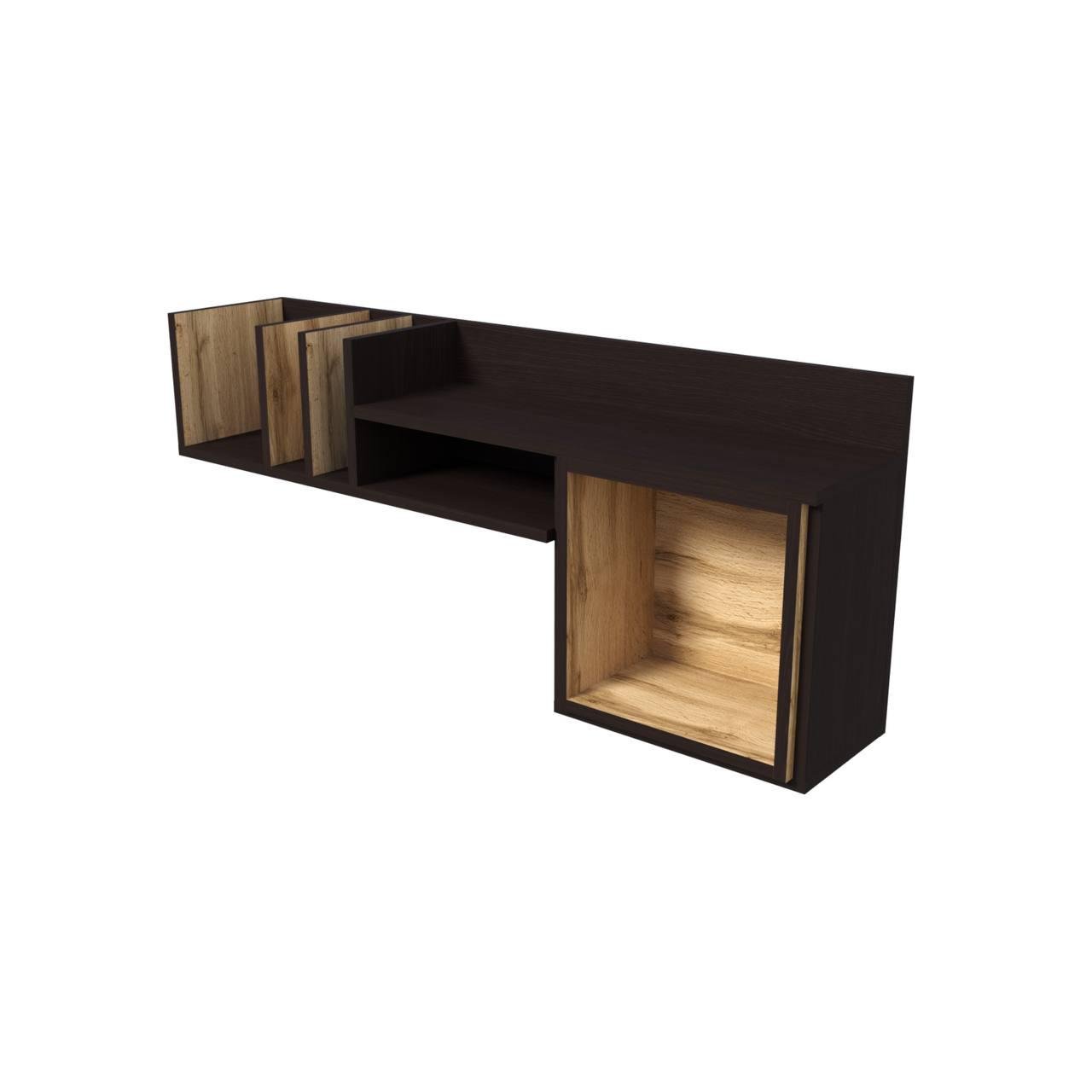 Полка навесная настенная для книг и вещей открытая (000059718) Полка навесная настенная для книг и вещей открытая (000059718)