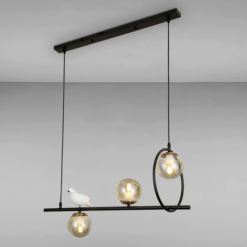 Люстра Light House LS-15189-3 подвесная Черный (16343)