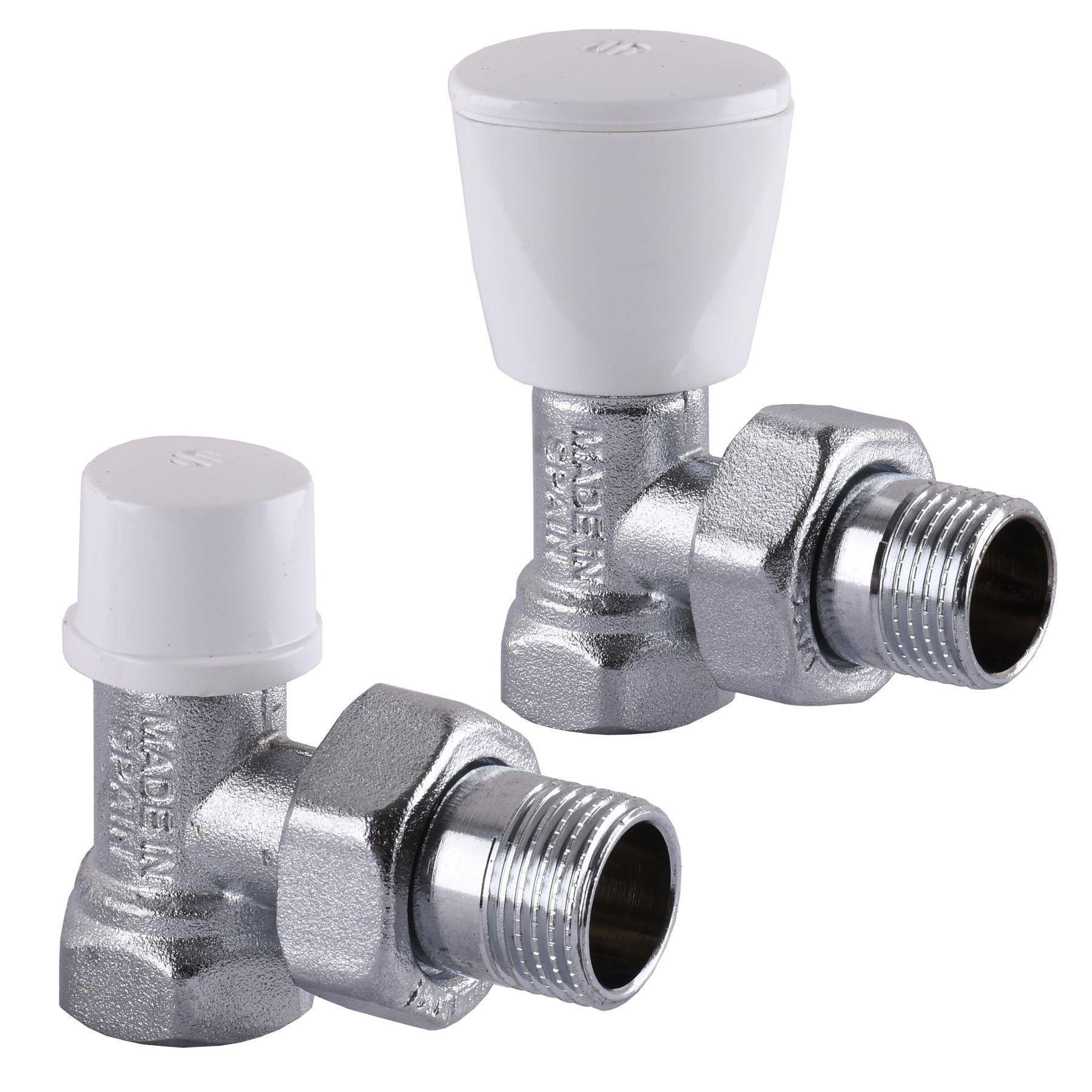 Набор Краны радиаторные угловые ARCO 1/2″ подача + обратка KC012 KCM17 (000008439)