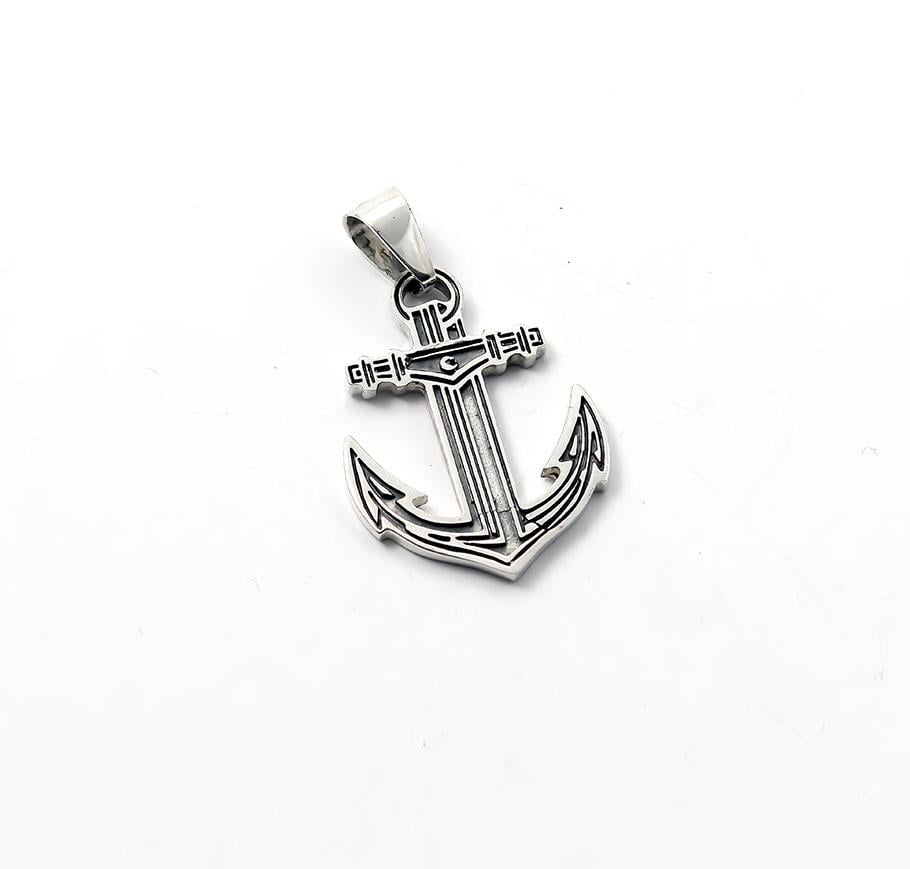 Подвеска в форме якоря Maxi Silver 7278 (87278)