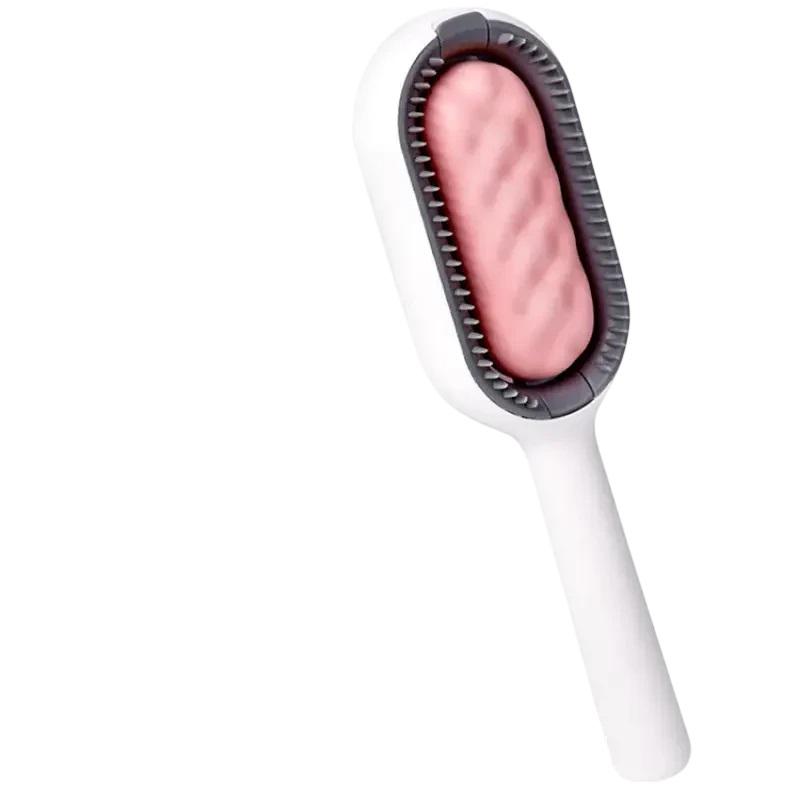 Щетка для вычесывания шерсти у кошек и собак Розовый (RD-3048)